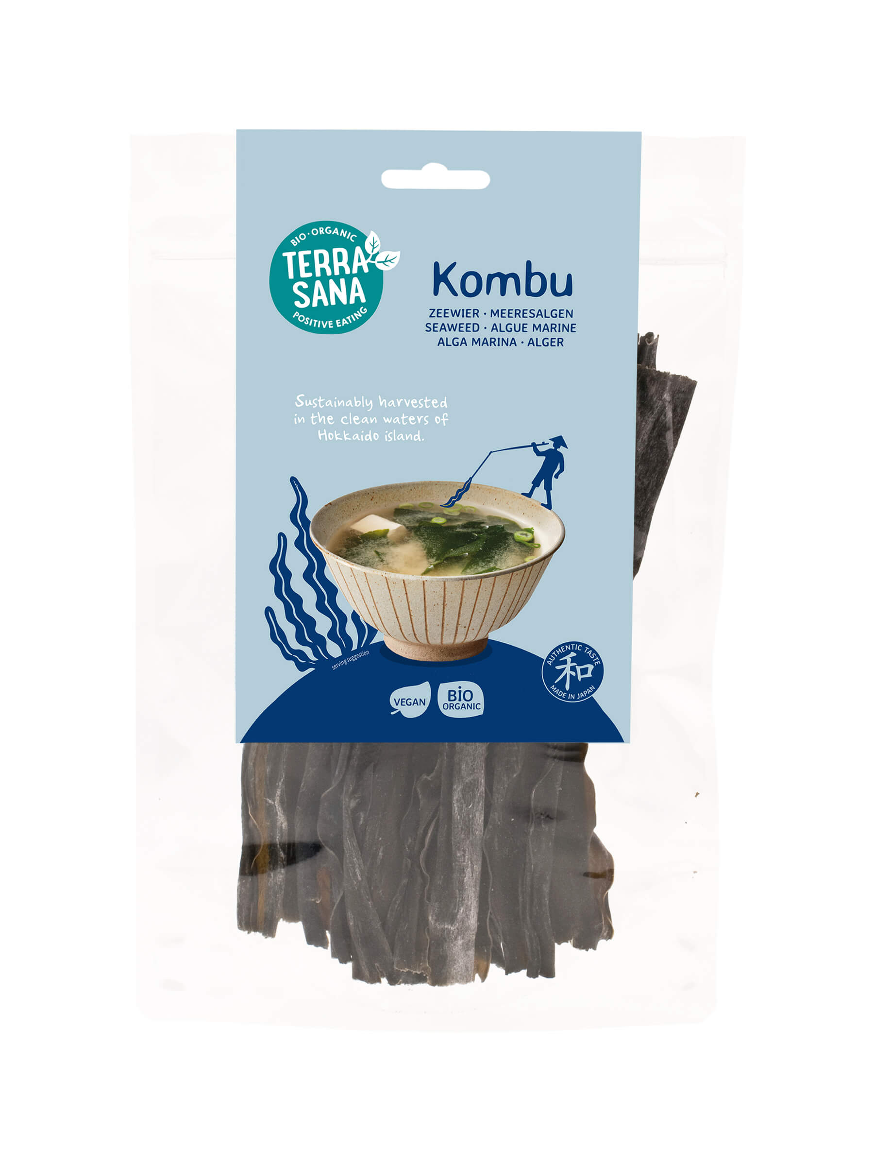 Terrasana Kombu - gedroogd zeewier bio 50g