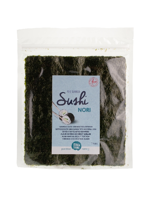 Terrasana Sushi nori geroosterd 7vellen 17g