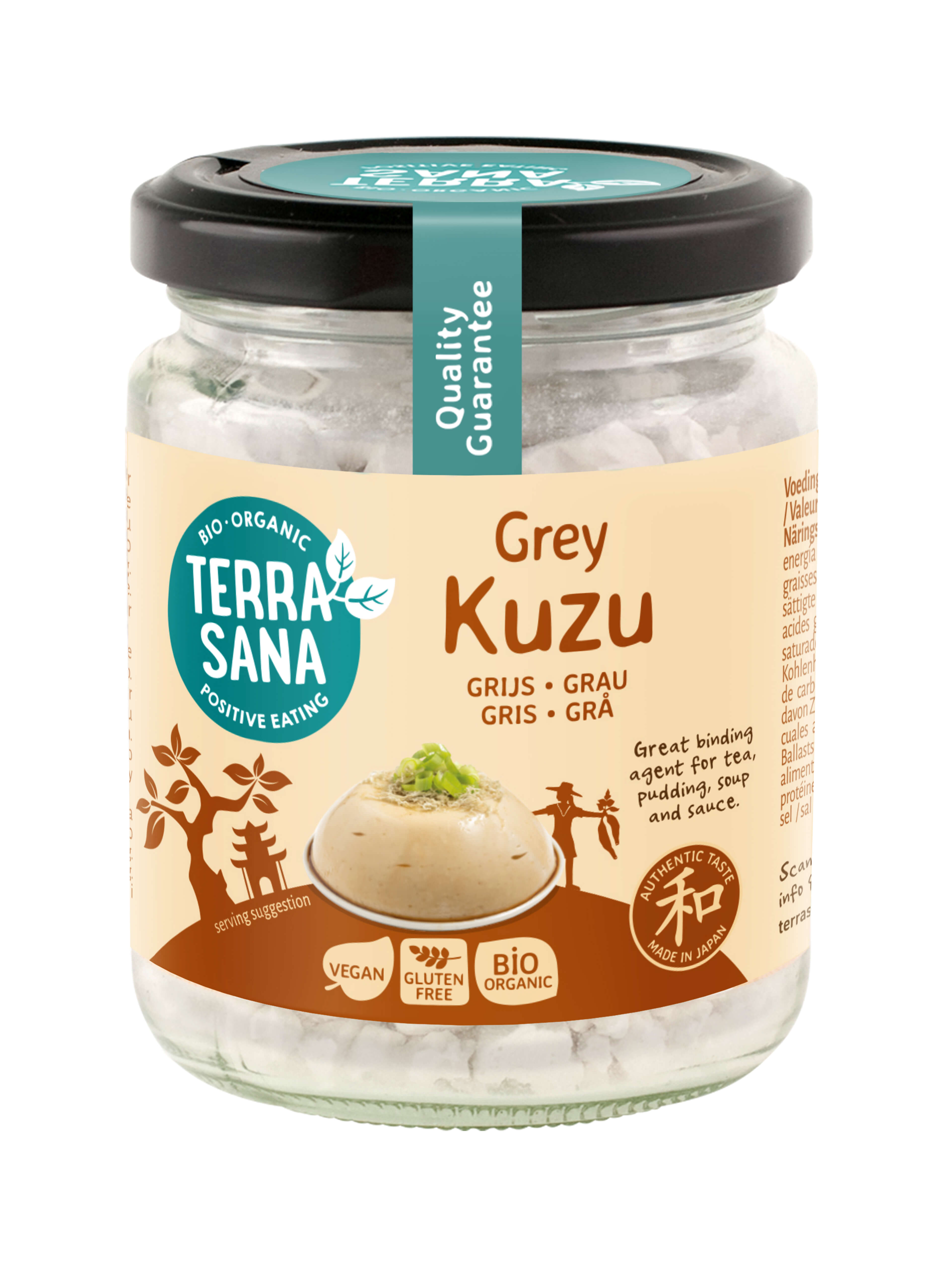 Terrasana Kuzu grijs bio 125g