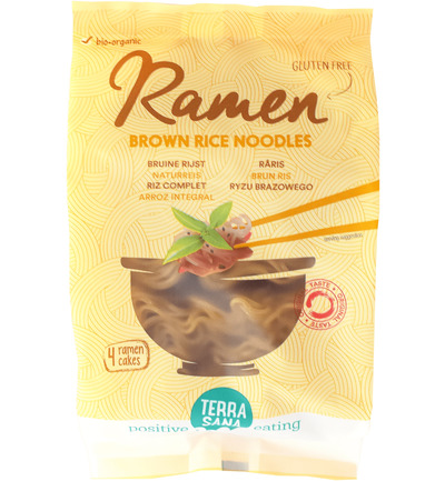 Terrasana Noodles ramen bruine rijst bio 280g