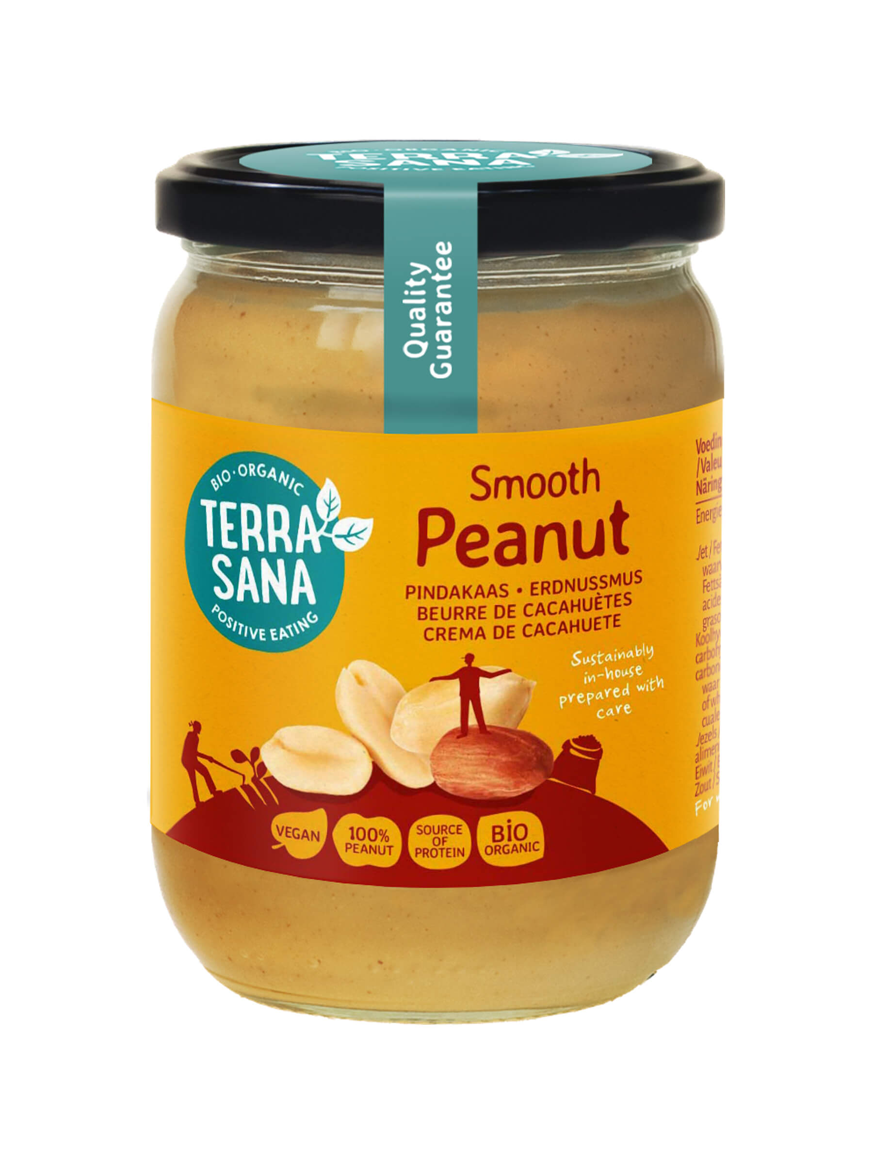 Terrasana Pindakaas fijn bio 250g