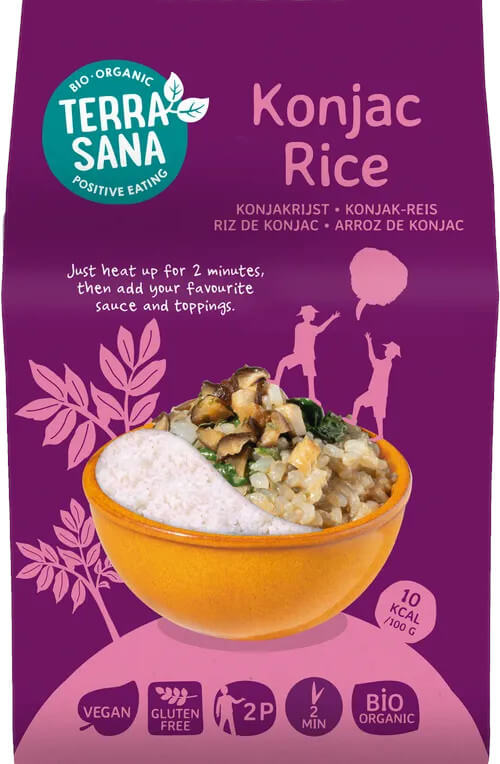 Terrasana Konjac rijst bio 250g