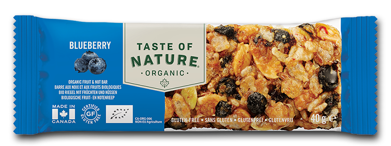 Taste of Nature Blueberry glutenvrij bio 40g