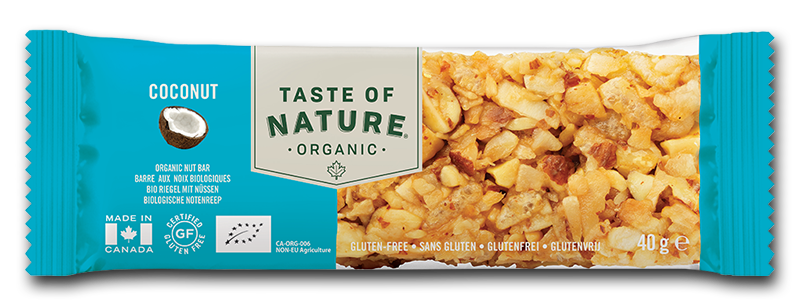 Taste of Nature Coconut glutenvrij bio 40g