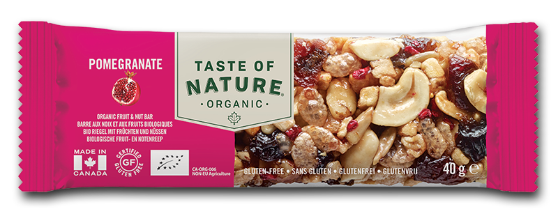 Taste of Nature Pomegranate glutenvrij bio 40g