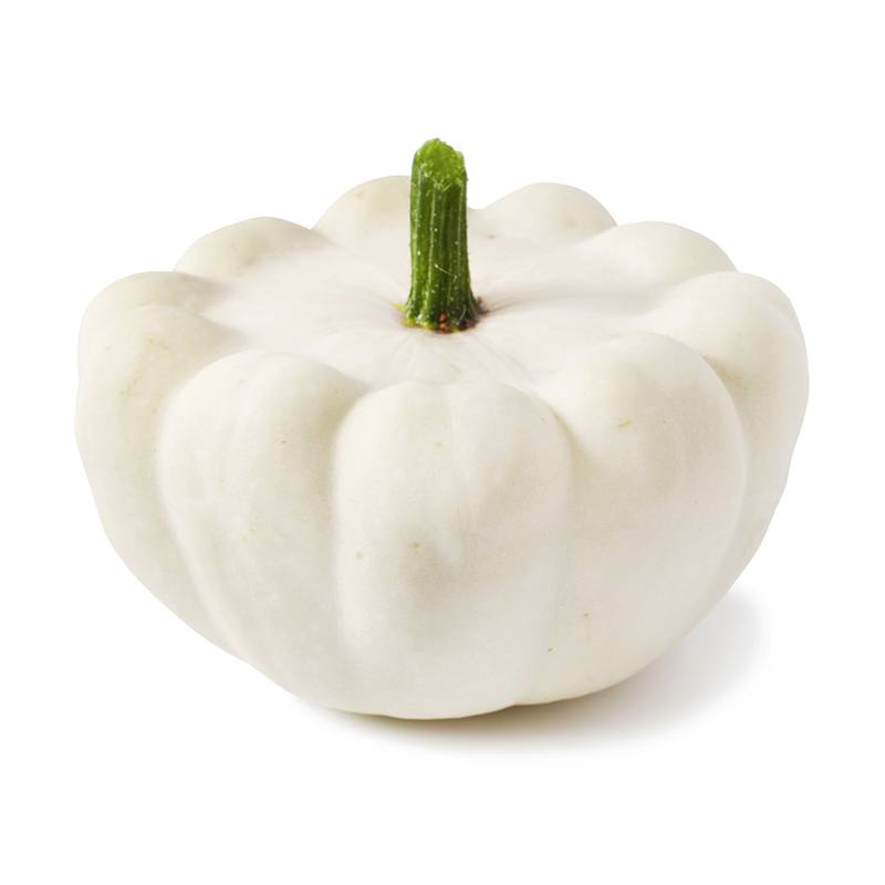 Pompoen Patisson mix geel en wit BE 10KG BIO
