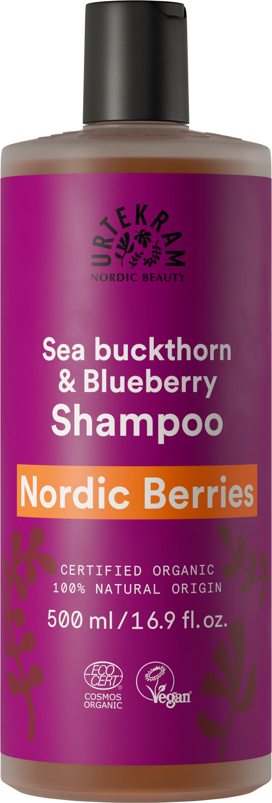 Urtekram Shampoo nordic berry normaal-droog haar 500ml