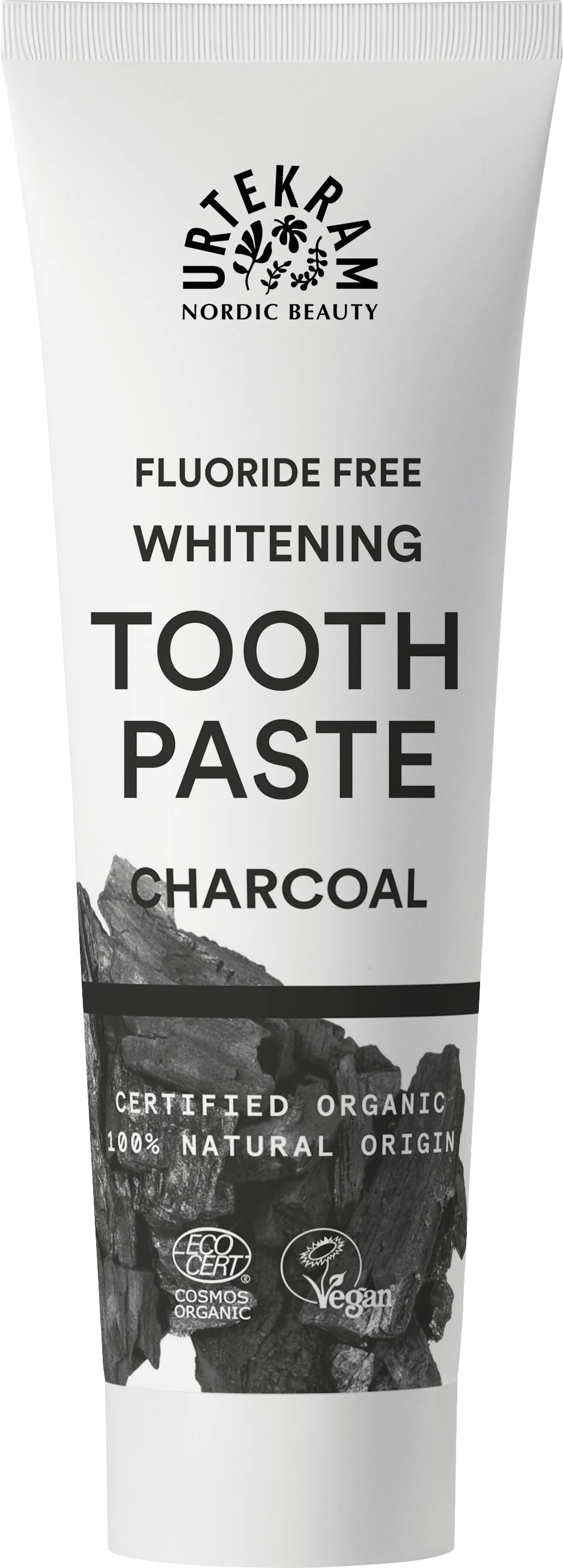 Urtekram Tandpasta houtskool whitening 75ml