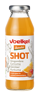 Voelkel Gember & kurkuma shot bio demeter 280ml