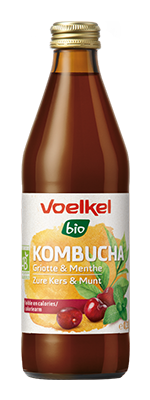 Voelkel Kombucha morellensap & munt bio 330ml