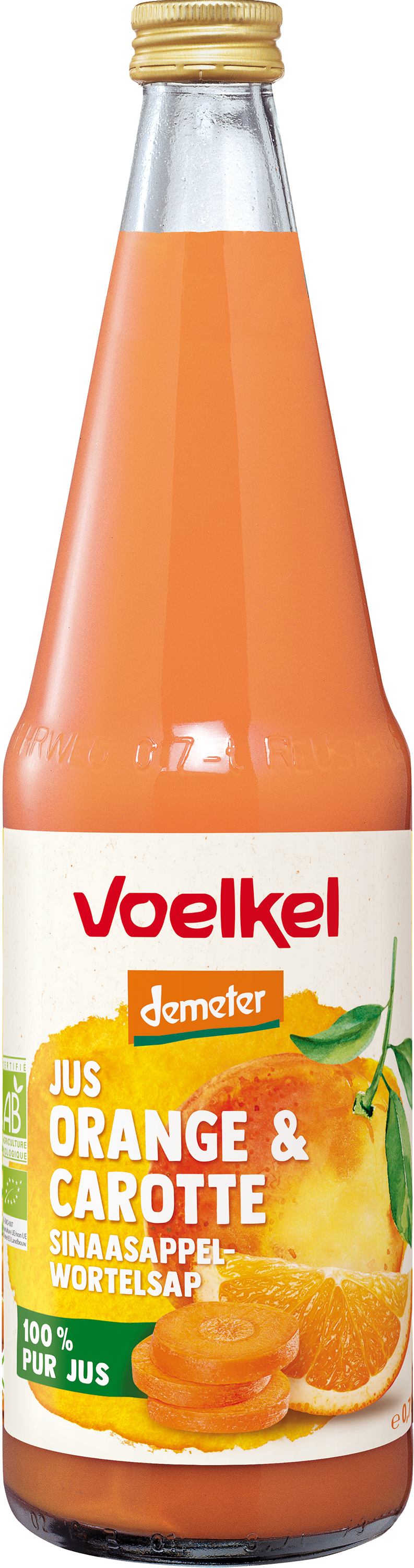 Voelkel Sinaas-wortelsap bio demeter 700ml