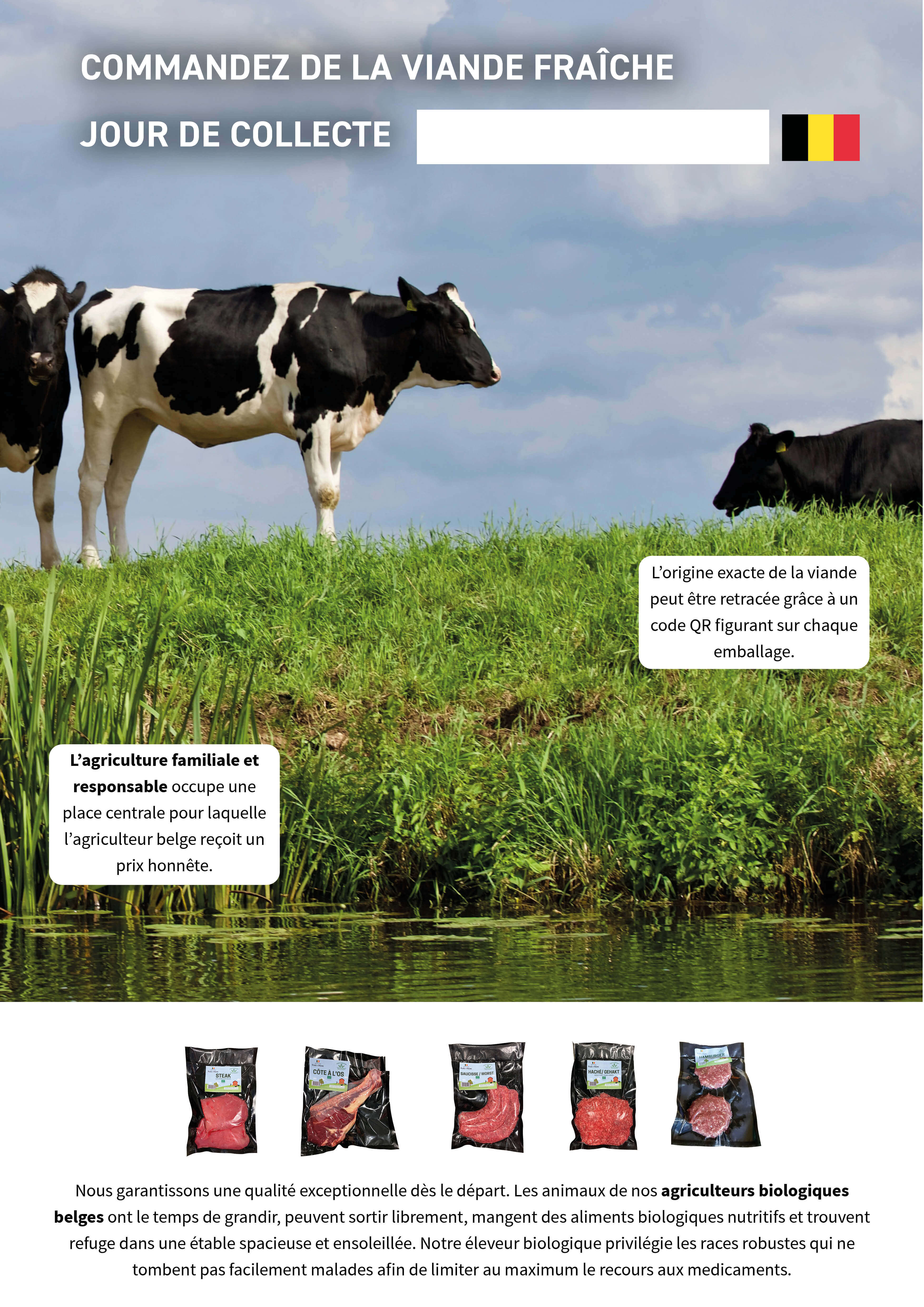 Pure & Prime Vlees poster FR