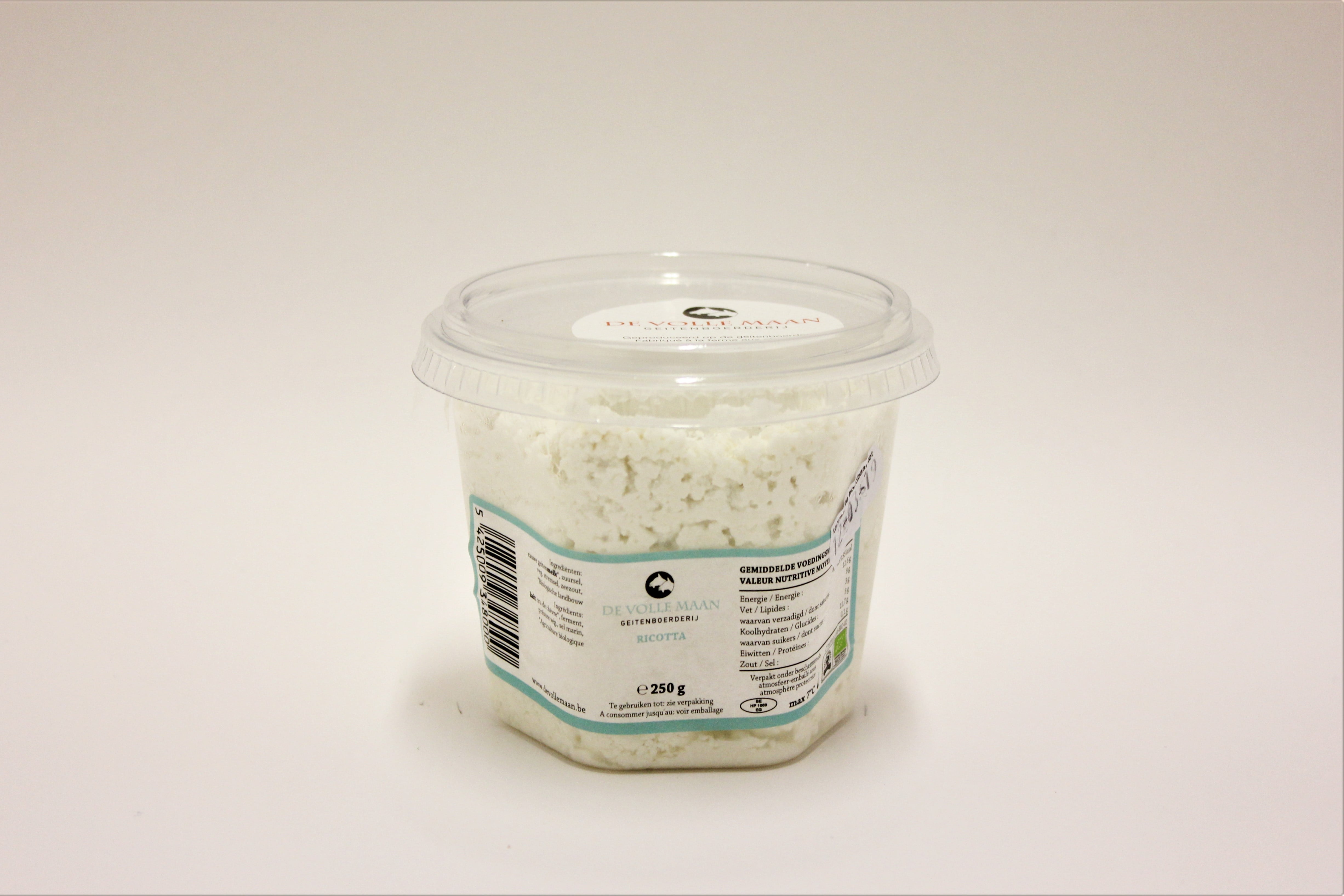 De Volle Maan Ricotta geit bio 250g