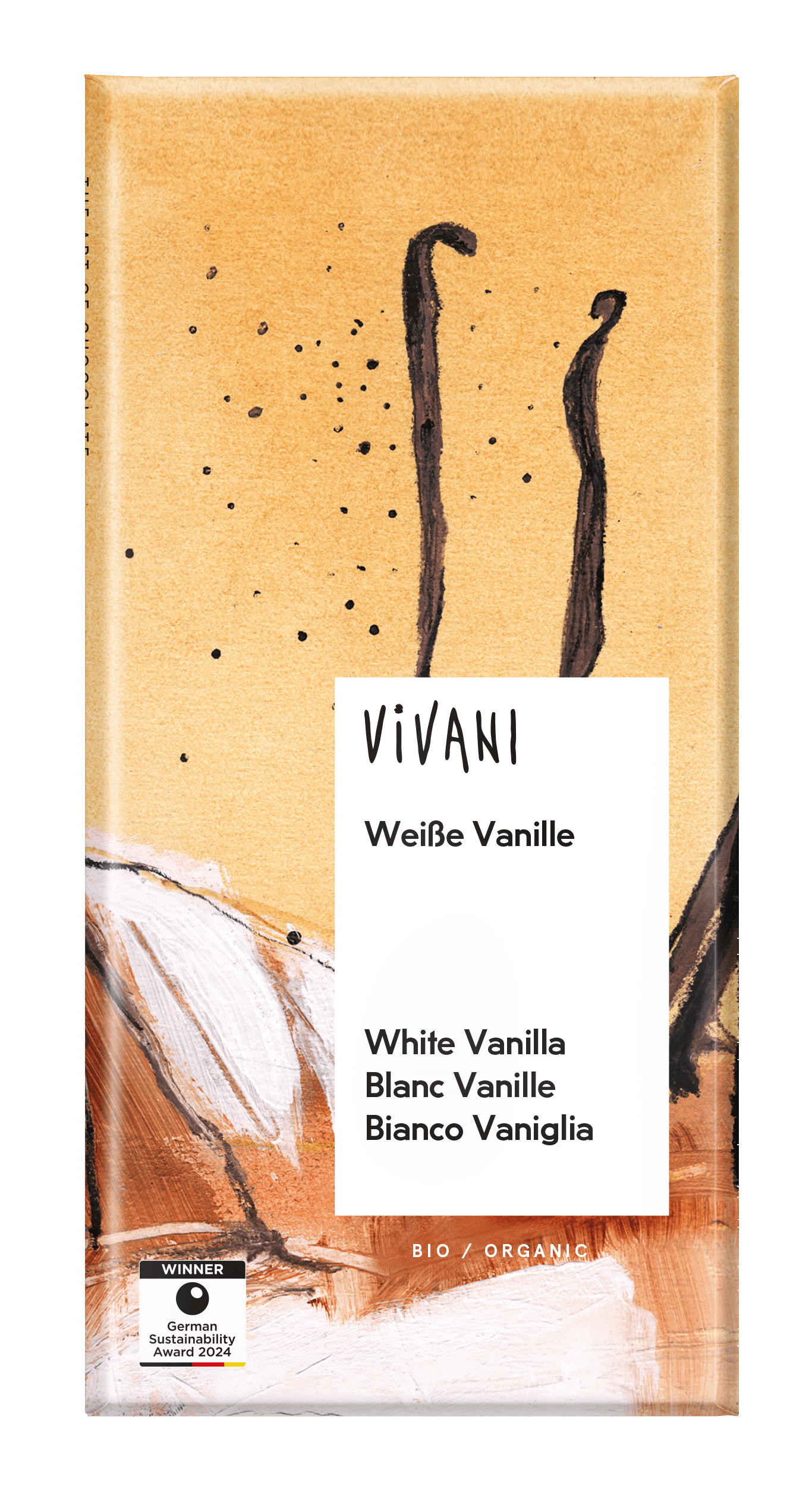 Vivani Chocolade wit vanille bio 100g