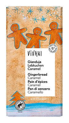 Vivani Gianduja pain d'épices caramel bio 100g
