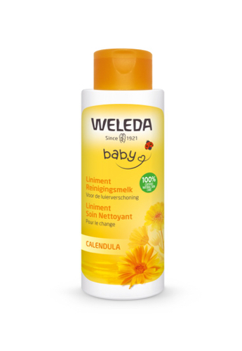 Weleda Baby liniment reinigingsmelk voor luierverschoning 400ml