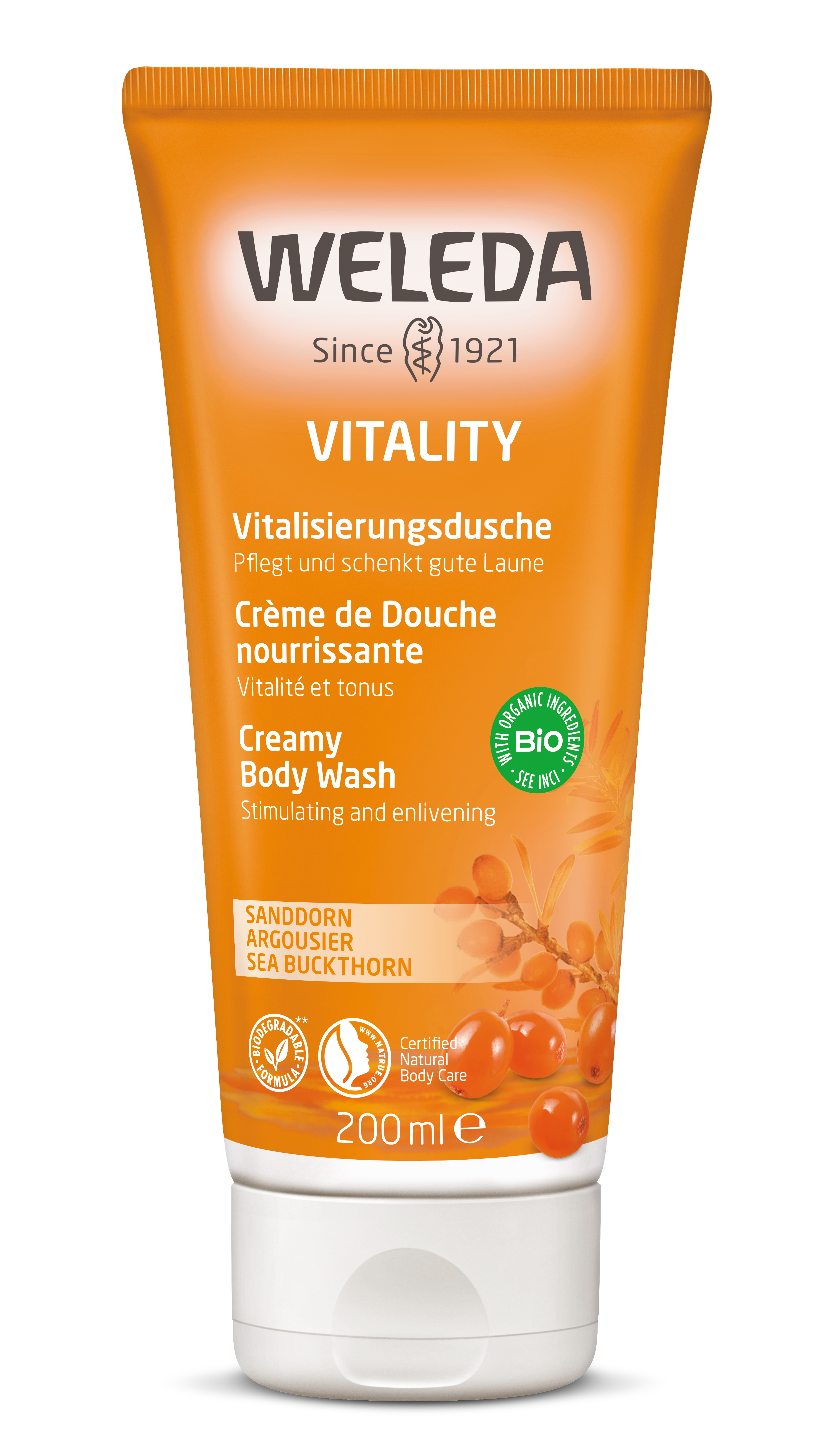 Weleda Duindoorn vitality douchecrème 200ml