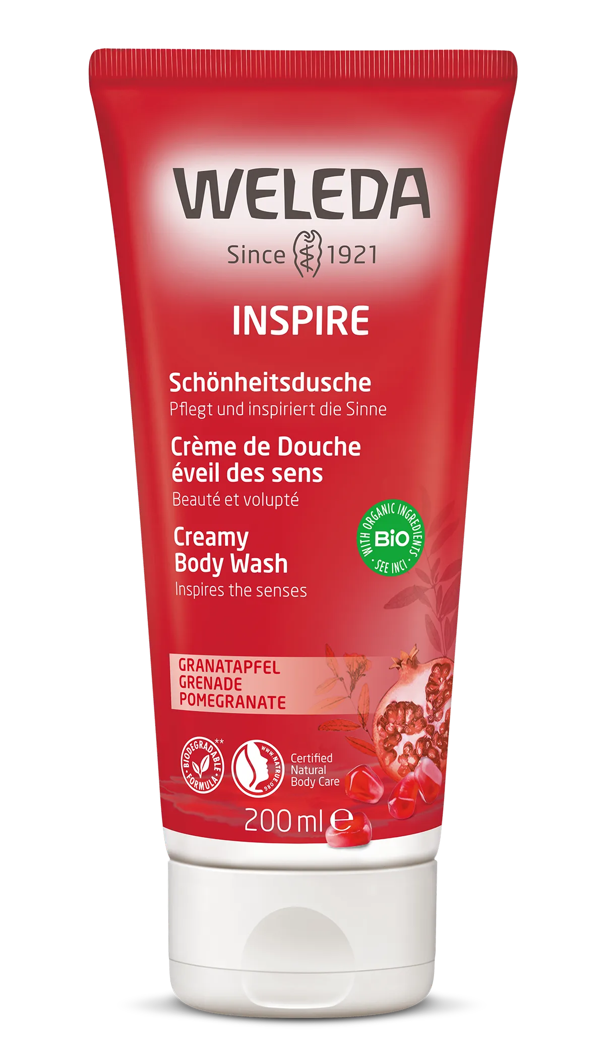 Weleda Granaatappel inspire douchecrème 200ml