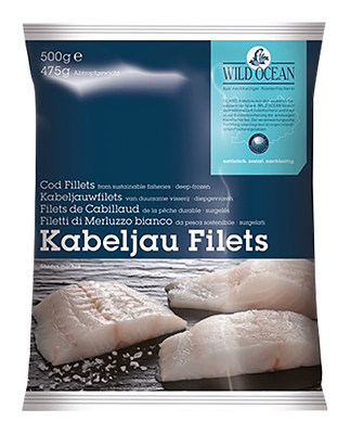 Wild Ocean Kabeljauwfilets 500g