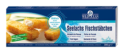 Wild Ocean Koolvis vissticks 300g