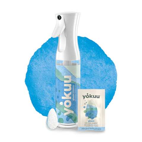 Yokuu Glasreiniger - startkit (1 parel + 1 spray)