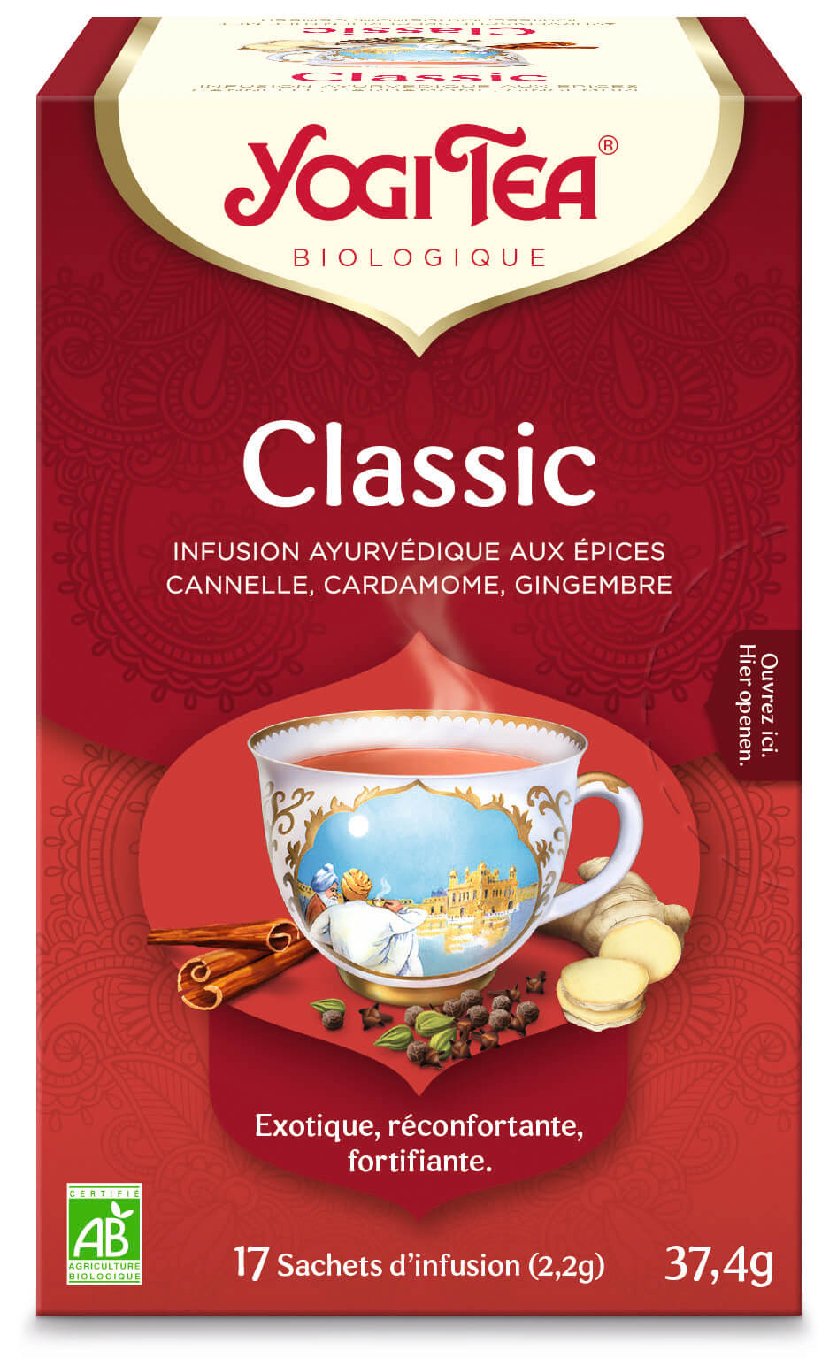 Yogi thee Classic bio 17 builtjes