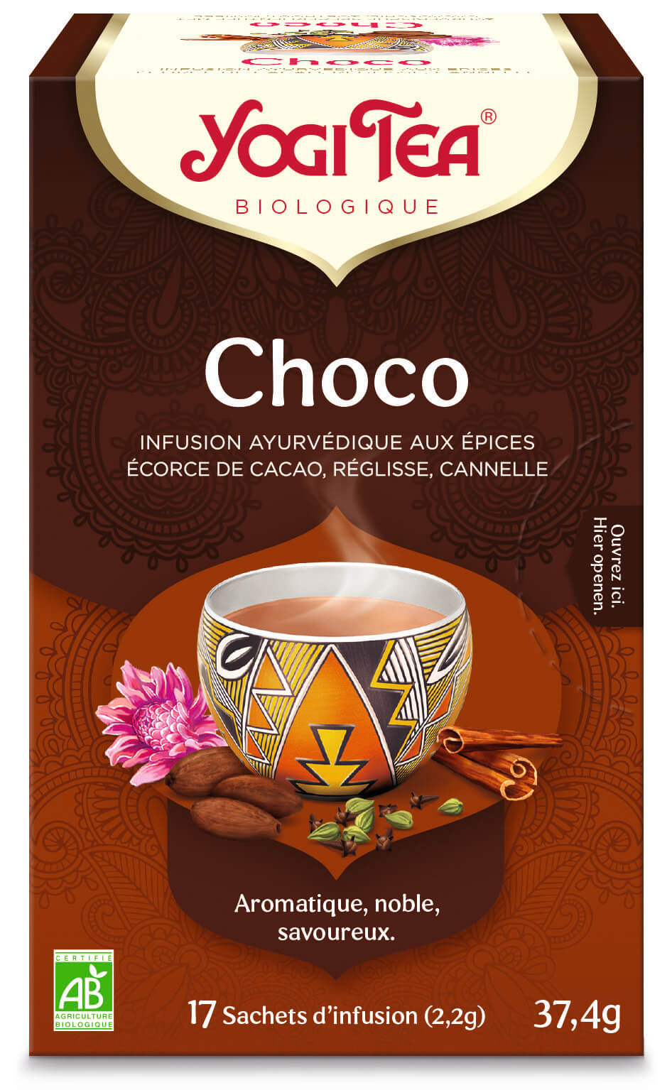 Yogi thee Choco bio 17 builtjes