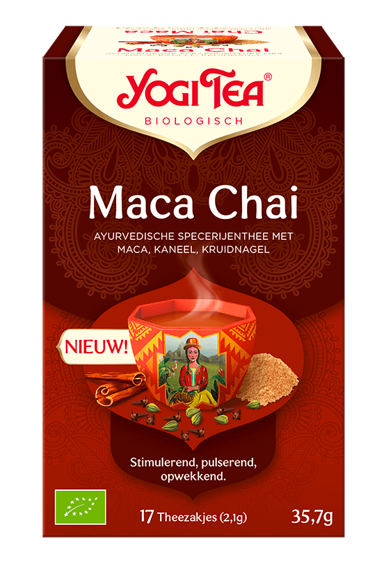 Yogi thee Maca chai bio 17 builtjes