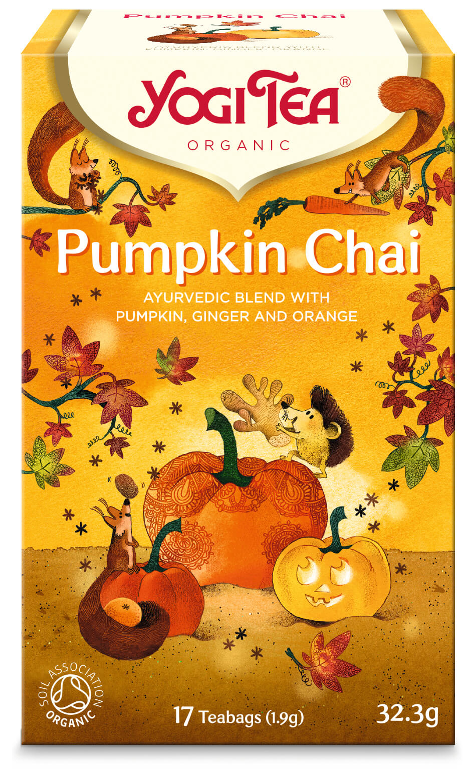 Yogi thee Pumpkin chai bio 17 builtjes