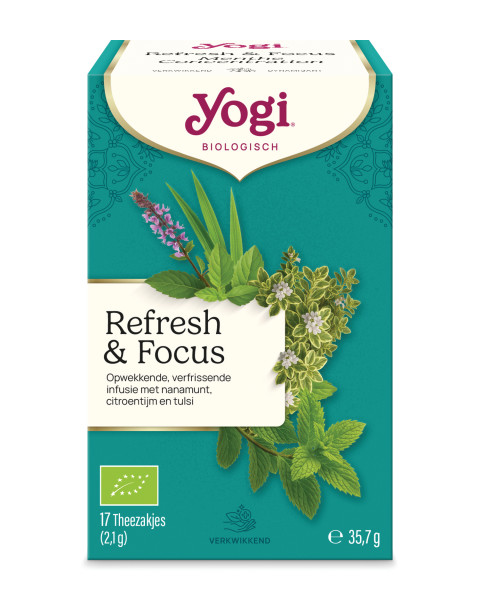 Yogi thee Refresh & focus bio 17 builtjes