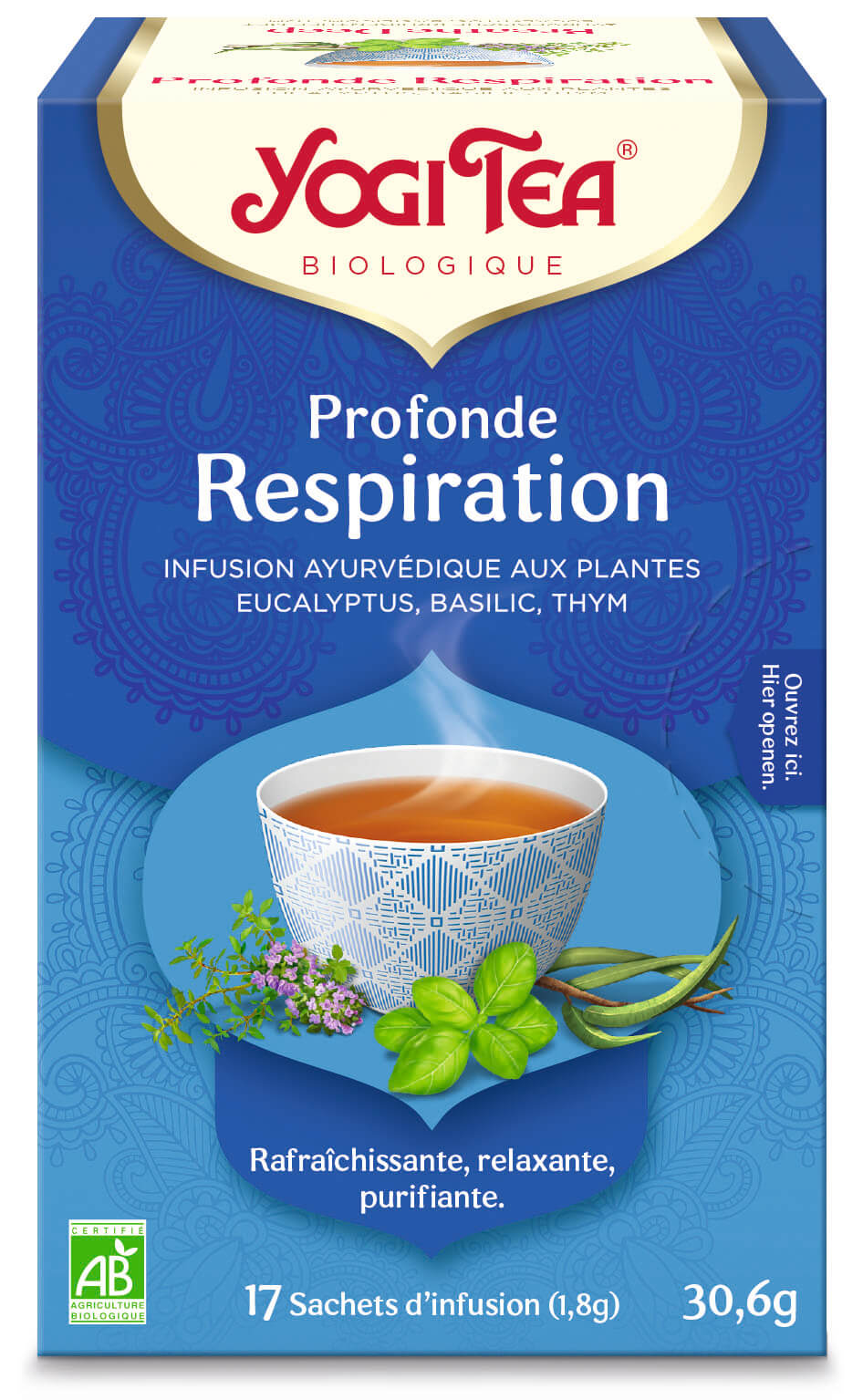 Yogi thee Breathe deep bio 17 builtjes