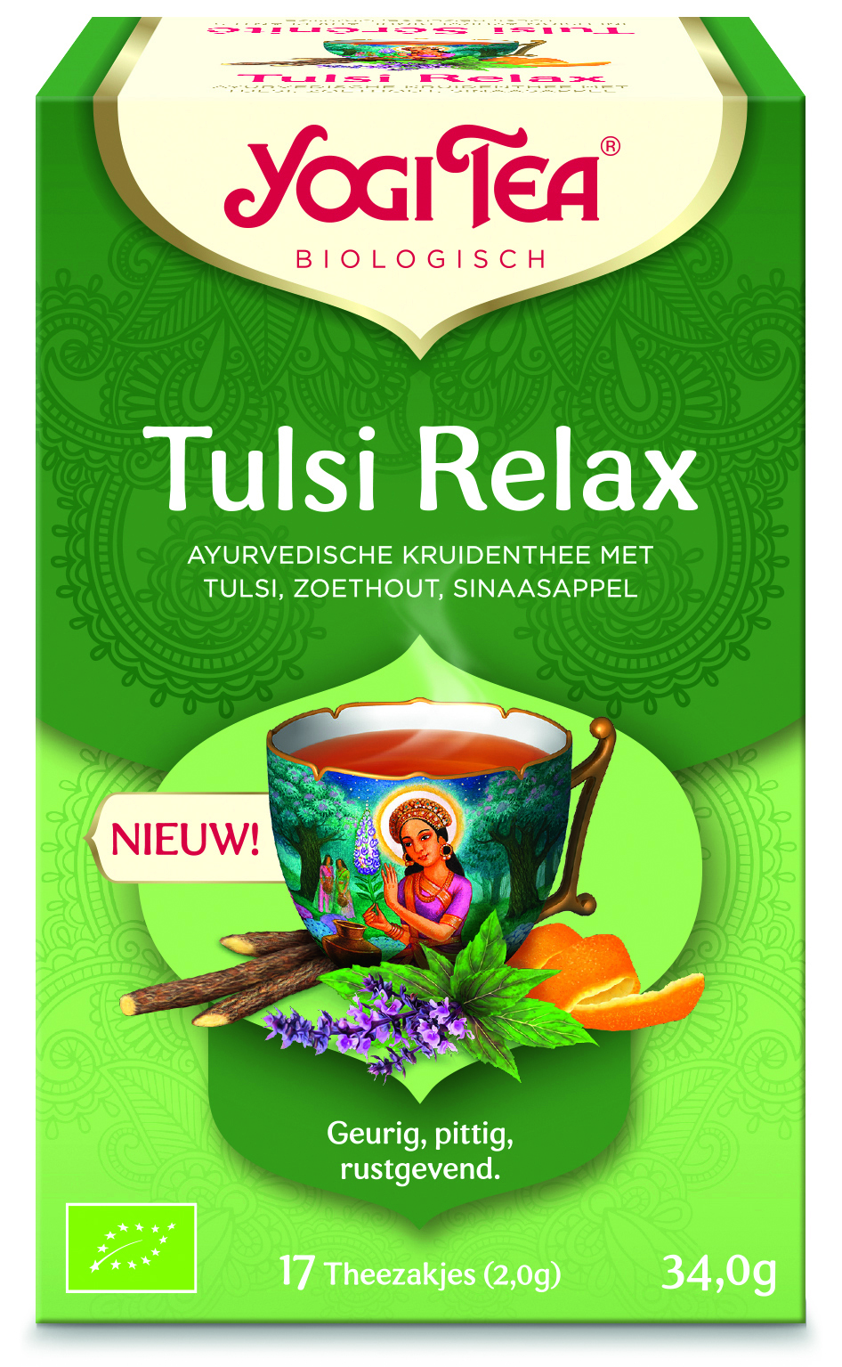 Yogi thee Tulsi relax bio 17 builtjes