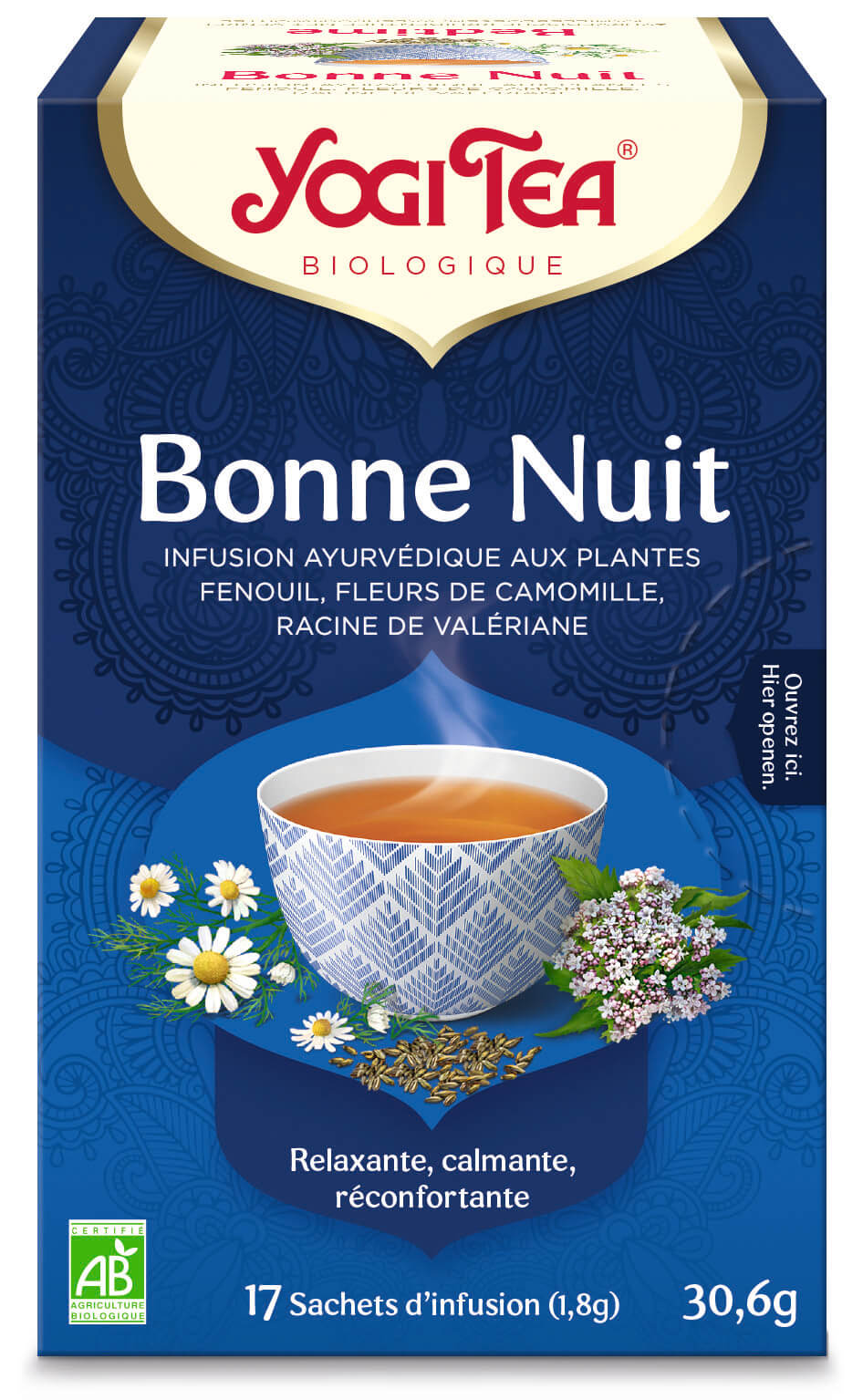 Yogi thee Bedtime bio 17 builtjes