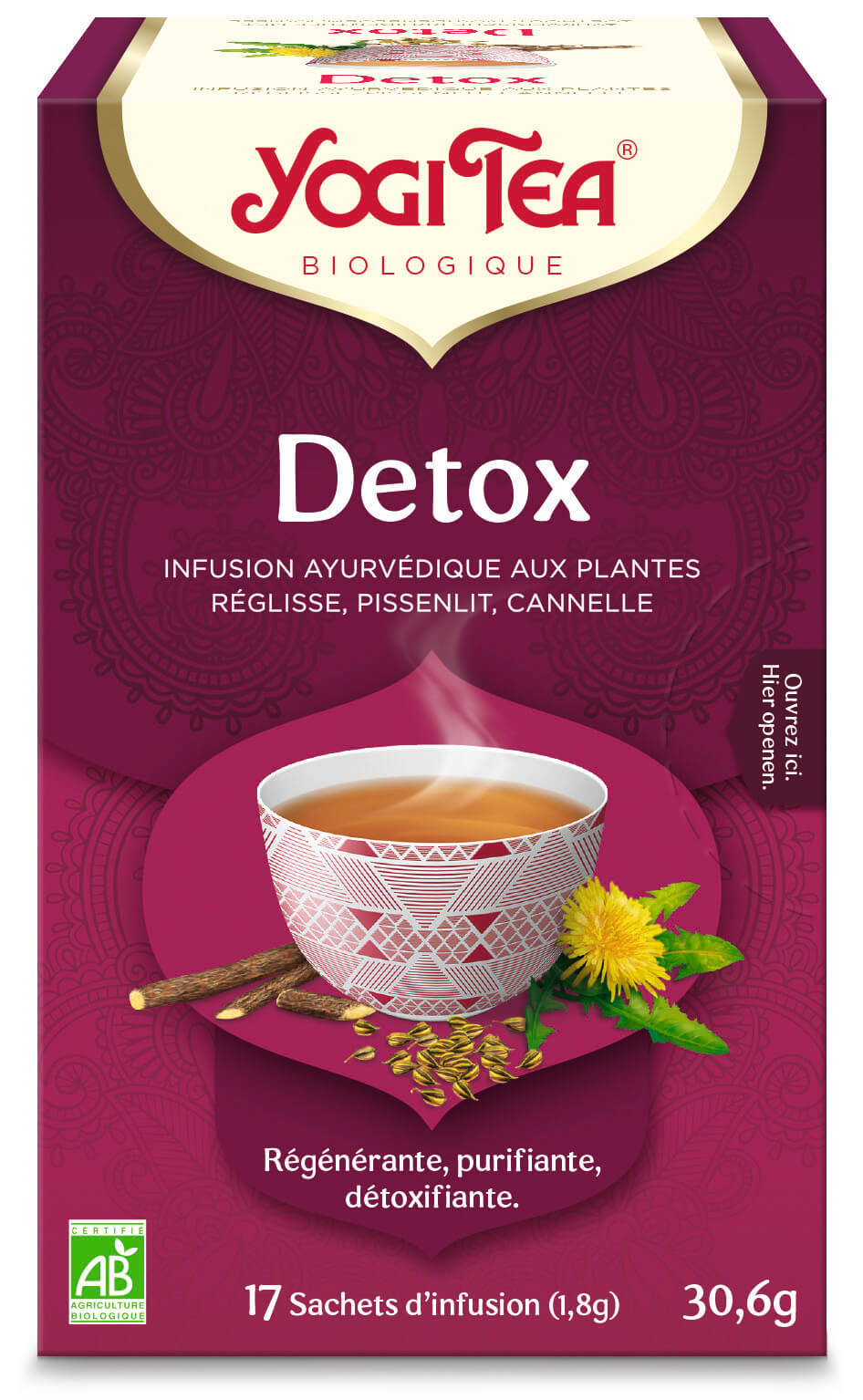 Yogi thee Detox bio 17 builtjes