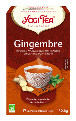 Yogi thee Ginger bio 17 builtjes