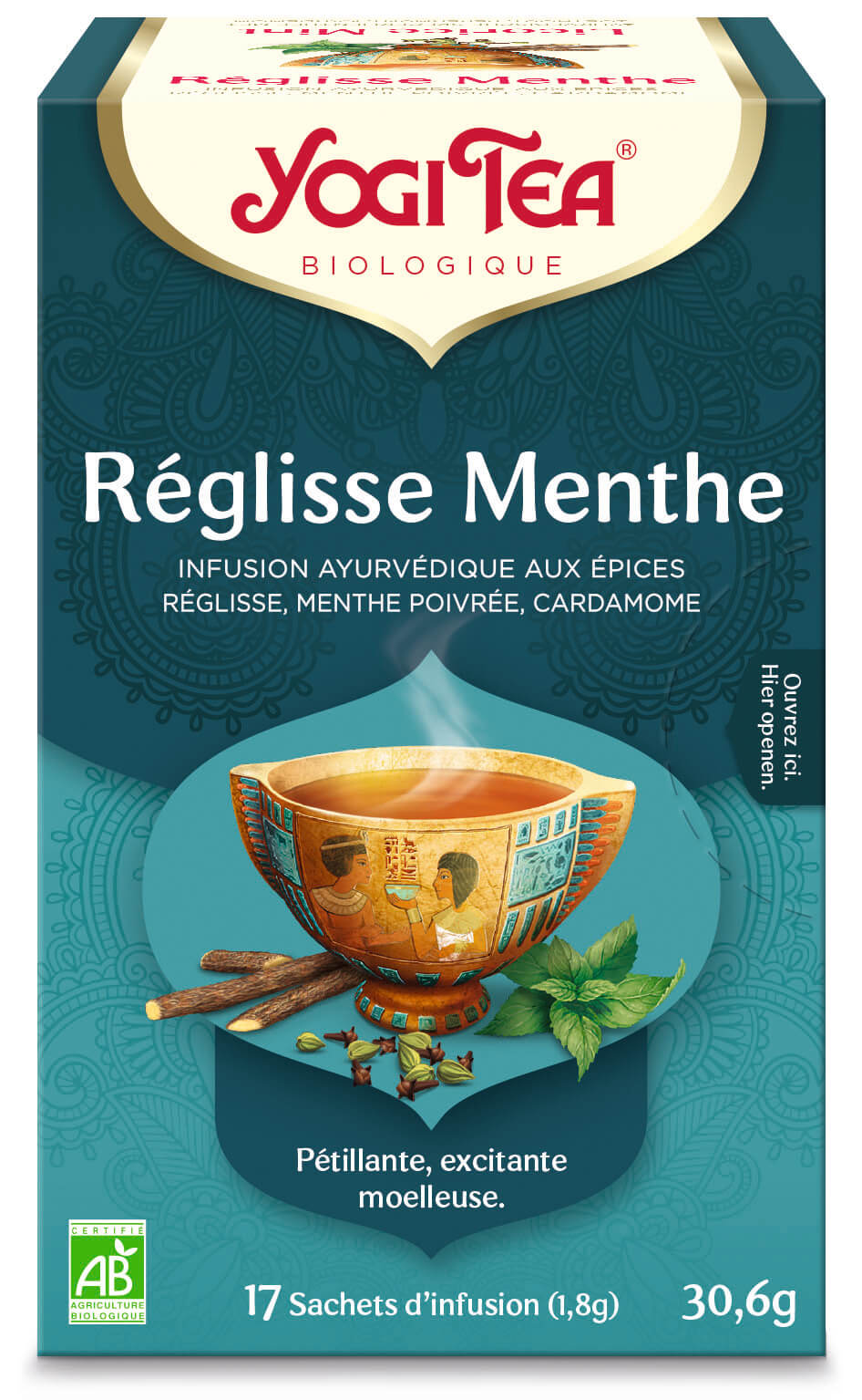 Yogi thee Licorice mint bio 17 builtjes