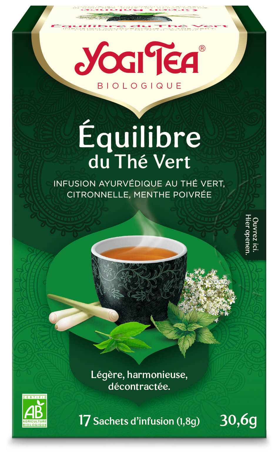 Yogi thee Green balance bio 17 builtjes