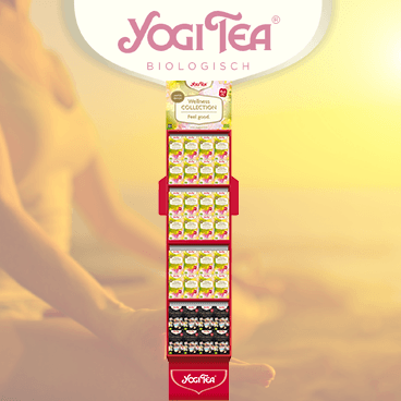 Yogi lege kartonnen display voor 64stuks