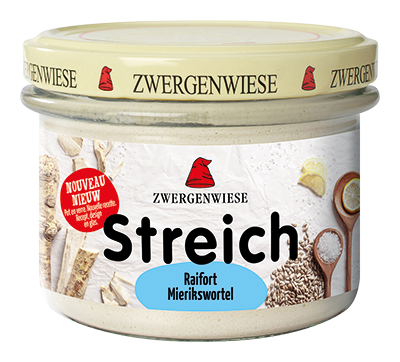 Zwergenwiese Mierikswortel spread bio 180g