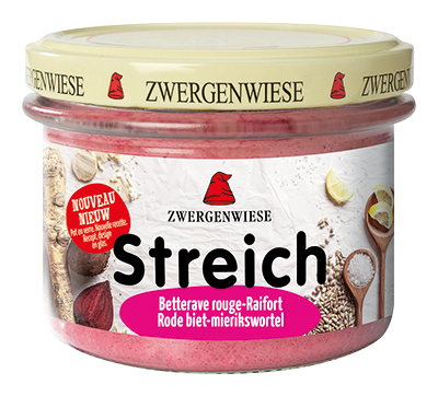 Zwergenwiese Rode biet-mierikswortel spread bio 180g