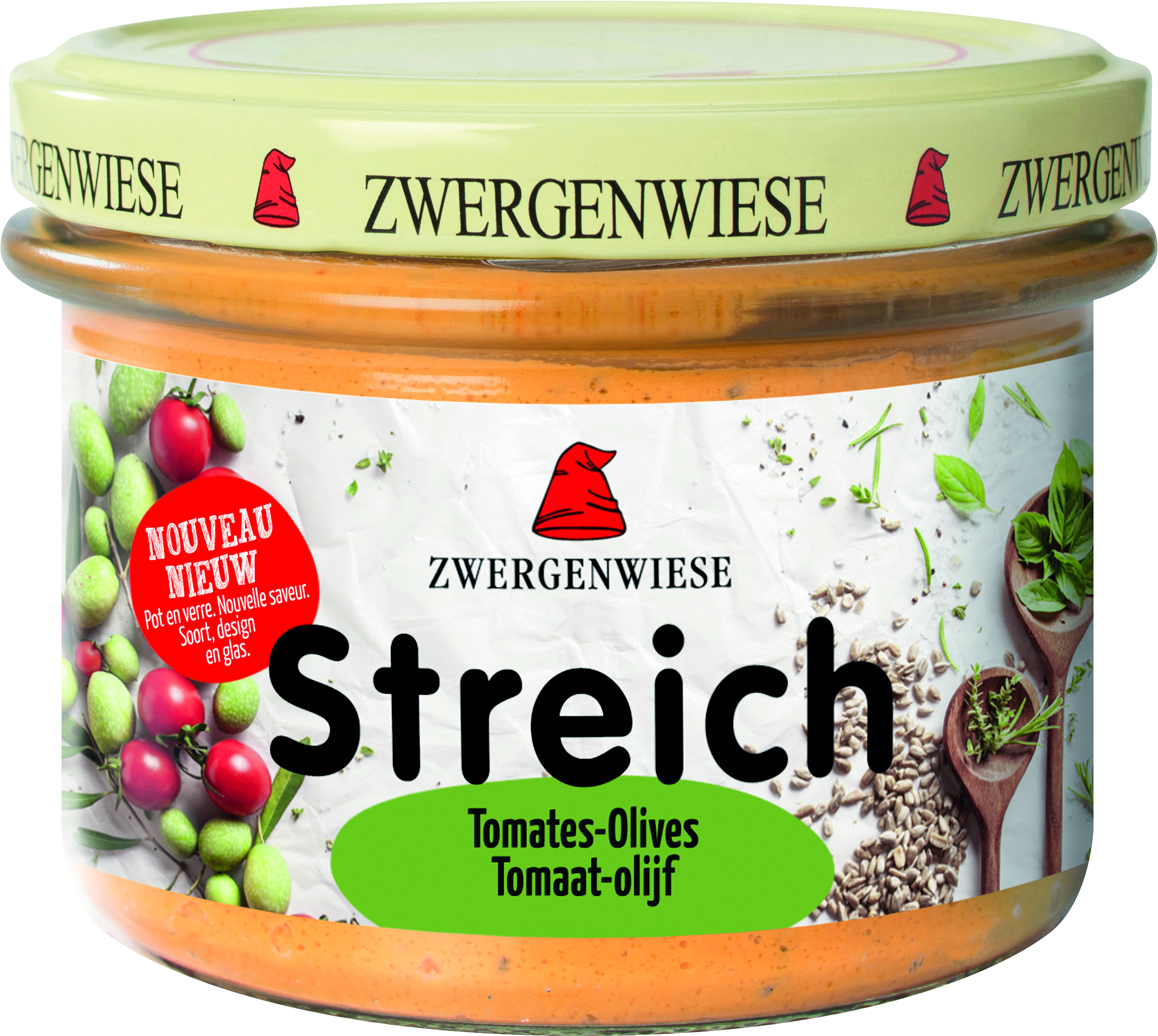 Zwergenwiese Tomaat olijf spread bio 180g