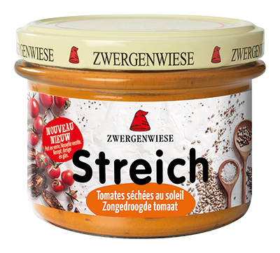 Zwergenwiese Zongedroogde tomaten spread bio 180g